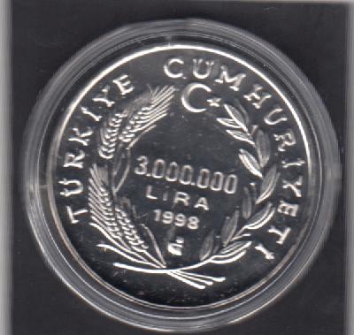 Beschrijving: 3.000.000 Lira TOWER CITY